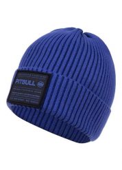 Czapka męska Pitbull zimowa Pitbull Dock. Szare czapki i kapelusze męskie PITBULL, na zimę, z aplikacjami, z dzianiny. Za 59.00 zł.