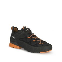 Buty podejściowe męskie Aku Rock DFS. Czarne buty sportowe męskie Aku, bez zapięcia, wspinaczkowe. Za 585.99 zł.