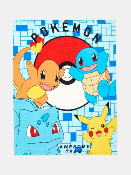 Koc Pokemon - wielobarwny. Kocyki dla dzieci Sinsay. Za 29.99 zł.