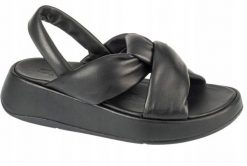 FitFlop F-Mode Sandals IX9-090 Czarne 40. Czarne sandały damskie FitFlop, bez wzorów, bez obcasa, bez zapięcia. Za 499.40 zł.