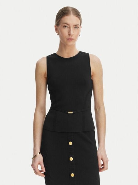 Marciano Guess Sweter G6GR23 Z0760 Czarny Regular Fit. Czarne swetry damskie Marciano Guess, xs, z aplikacjami, z wiskozy, bez kołnierzyka, bez ramiączek, bez kaptura. Za 265.99 zł.
