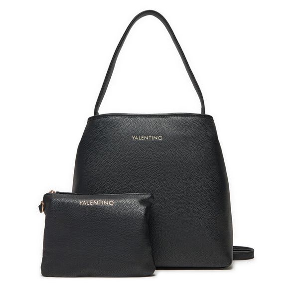 Torebka Valentino. Czarne torebki do ręki damskie Valentino, bez wzorów, klasyczne, bez dodatków. Za 360.99 zł.