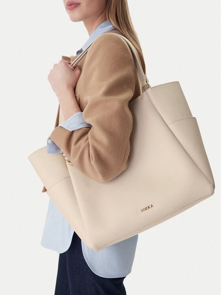 MEXX Torebka CEO-MEXX-S-023-09 Écru. Białe torebki do ręki damskie Mexx, bez wzorów, bez dodatków. Za 189.99 zł.