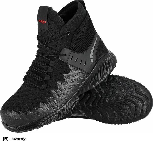 Buty trekkingowe męskie R.E.I.S. BRULTRA-T S1 PL SR - męskie trzewiki bezpieczne ULTRA dziany wytrzymał materiał tekstylny oraz materiał KPU podeszwa. Trekkingi męskie R.E.I.S. Za 149.30 zł.