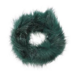 Zielony Damski Opasko-Komin Sca'Viola Z Naturalnego Futra Lisa. Zielone szaliki i chusty damskie Sca'viola, na zimę, bez wzorów, eleganckie. Za 189.00 zł.