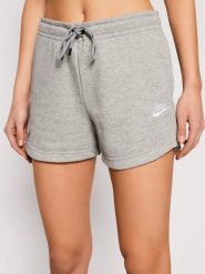 Nike Szorty sportowe Sportswear Essential CJ2158 Szary Standard Fit. Szare szorty sportowe damskie Nike, l, bez wzorów, z bawełny, sportowe. Za 119.99 zł.