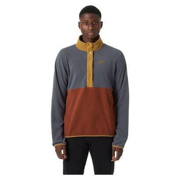 Bluza Helly Hansen Daybreaker Snap. Szare bluzy męskie Helly Hansen, bez wzorów, z tkaniny, bez kaptura. Za 355.00 zł.