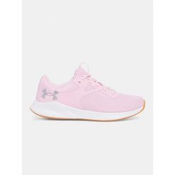 Buty treningowe damskie Under Armour W Charged Aurora 2. Czerwone obuwie sportowe damskie Under Armour, bez wzorów, na fitness i siłownię. Za 330.50 zł.