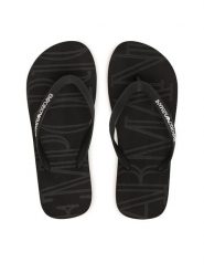 Emporio Armani Japonki EX000041 AF22188 MC001 Czarny. Czarne klapki męskie Emporio Armani, z syntetyku. Za 319.99 zł.