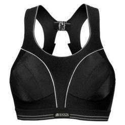 Biustonosz Shock Absorber Ultimate Run Bra. Czarne biustonosze Champion, bez wzorów. Za 179.99 zł.