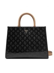 Guess Torebka HWTV94 96220 Czarny. Czarne torebki do ręki damskie Guess, z aplikacjami, ze skóry, bez dodatków. Za 429.99 zł.