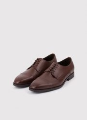 PAKO LORENTE – Brązowe derby męskie. Brązowe eleganckie półbuty Pako Lorente, eleganckie, bez zapięcia. Za 599.99 zł.