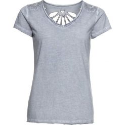 T-shirt bonprix niebieski "used". Bluzki damskie bonprix. Za 59.99 zł.