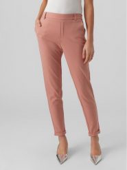 Vero Moda Chinosy Maya 10225280 Różowy Regular Fit. Czerwone spodnie materiałowe damskie Vero Moda, s, bez wzorów, z syntetyku. Za 99.99 zł.