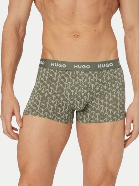 HUGO Komplet bokserek 50532550 Zielony. Zielone bokserki męskie Hugo, m, bez wzorów, z bawełny. Za 159.99 zł.