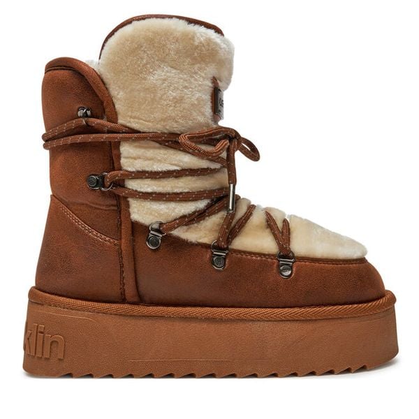 Śniegowce D.Franklin. Brązowe śniegowce i trapery damskie D.Franklin. Za 339.99 zł.