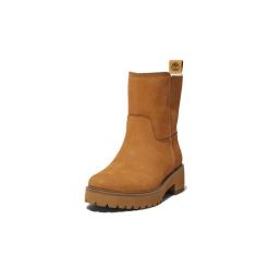 Buty zimowe damskie, Timberland Carnaby Cool Wrmpullon WR. Brązowe obuwie sportowe damskie Timberland, na zimę, trekkingowe. Za 649.99 zł.