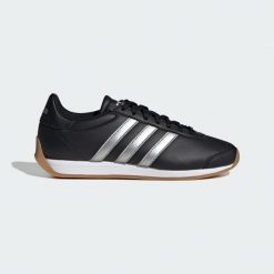 Buty Runvista Halo. Czarne obuwie sportowe damskie Adidas, bez wzorów, do biegania. Za 259.00 zł.