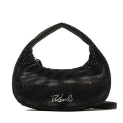 Torebka KARL LAGERFELD. Czarne torebki do ręki damskie KARL LAGERFELD, bez wzorów, klasyczne, bez dodatków. Za 909.99 zł.
