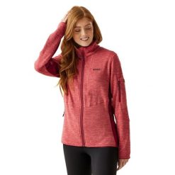 Damska Bluza Polarowa Ralina. Czerwone bluzy damskie Regatta, na zimę, xl, bez wzorów, z dzianiny, z kapturem. Za 99.99 zł.