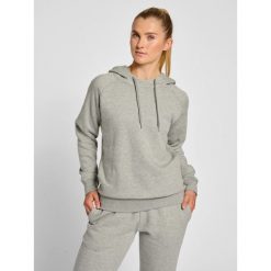 Bluza do piłki ręcznej damska Hummel Red Classic z kapturem. Szare bluzy damskie Hummel, na wiosnę, xs, bez wzorów, z bawełny, z kapturem. Za 191.20 zł.
