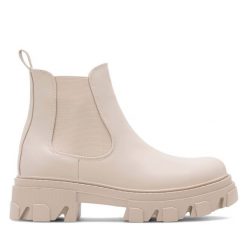 Botki DeeZee. Brązowe botki damskie DeeZee, bez obcasa, na płaskiej podeszwie, bez zapięcia. Za 119.99 zł.