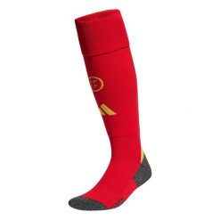 Getry Spain 24 Home. Czerwone legginsy sportowe męskie Adidas, bez wzorów, z materiału, do piłki nożnej. Za 109.00 zł.