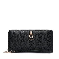 Portfel Guess. Czarne portfele damskie Guess, z aplikacjami. Za 294.99 zł.