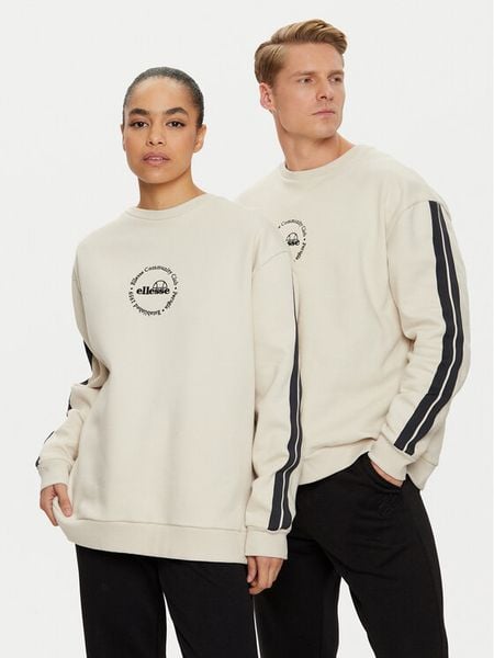 Ellesse Bluza Unisex Salzburg SHX21065 Beżowy Regular Fit. Brązowe bluzy męskie Ellesse, m, bez wzorów, z bawełny, bez kaptura. Za 209.99 zł.