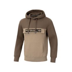 Bluza męska Pitbull z kapturem Two-Color Hilltop. Brązowe bluzy męskie PITBULL, m, bez wzorów, z kapturem. Za 239.00 zł.