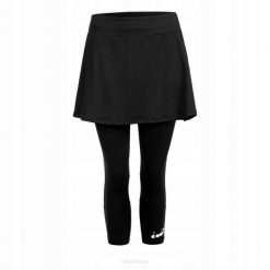 Spódniczka tenisowa z legginsami Diadora Power Skirt. Czarne spódnice damskie Diadora, xs, bez wzorów, z elastanu, dopasowane. Za 119.00 zł.