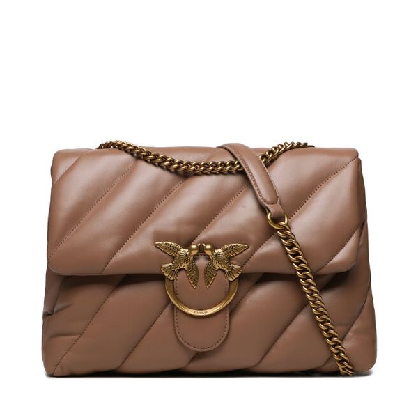 Torebka PINKO. Brązowe torebki do ręki damskie Pinko, bez wzorów, wizytowe, bez dodatków. Za 2,189.00 zł.