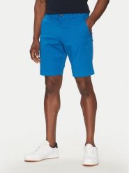 Hechter Paris Szorty materiałowe 26664 151365 Niebieski Regular Fit. Niebieskie szorty męskie Hechter Paris, m, bez wzorów, z bawełny. Za 219.99 zł.