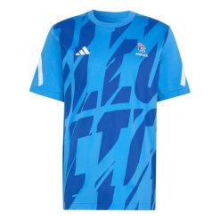 Koszulka Francja TVL 2026/27. Niebieskie koszulki sportowe męskie Adidas, l, bez wzorów, bez kołnierzyka, bez ramiączek, na fitness i siłownię. Za 217.00 zł.