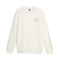 Bluza męskie Puma Better Sportswear Crew. Brązowe bluzy męskie Puma, m, bez wzorów, z bawełny, bez kaptura. Za 290.00 zł.