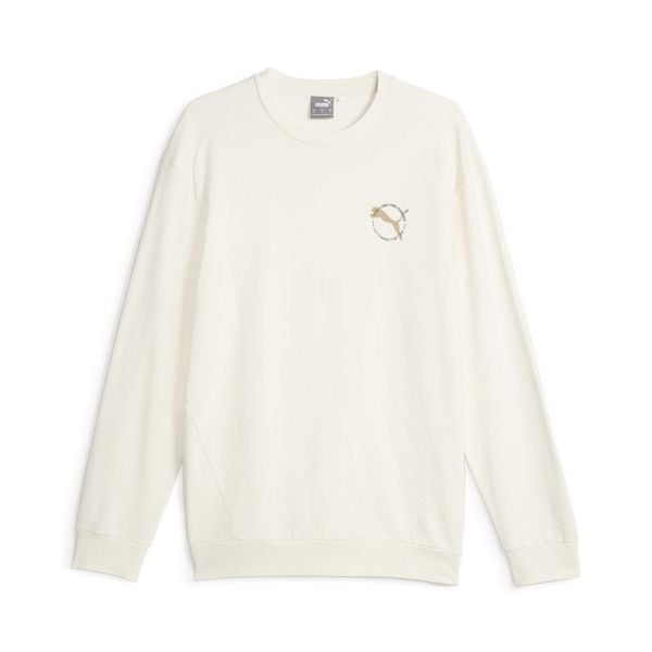Bluza męskie Puma Better Sportswear Crew. Brązowe bluzy męskie Puma, m, bez wzorów, z bawełny, bez kaptura. Za 290.00 zł.