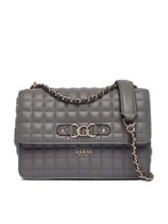 Guess Torebka Nadira HWQG84 24210 Szary. Szare torebki do ręki damskie Guess, z aplikacjami, ze skóry, wizytowe, bez dodatków. Za 579.99 zł.