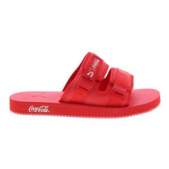 Klapki Puma Wilo COCA COLA. Czerwone klapki damskie Puma, bez wzorów, bez obcasa. Za 221.14 zł.