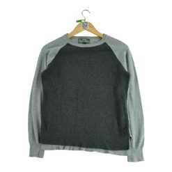 Second life - Sweater szary dla kobiet - Stan bardzo dobry. Szare swetry damskie Ralph Lauren, bez wzorów, sportowe, bez kołnierzyka, bez ramiączek, bez kaptura. Za 101.48 zł.