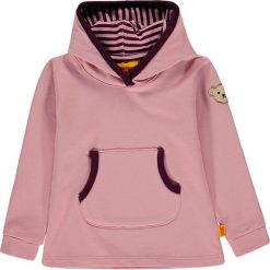 Bluza w kolorze jasnoróżowym. Czerwone bluzy dla dziewczynek marki Steiff, z aplikacjami. W wyprzedaży za 92.95 zł.