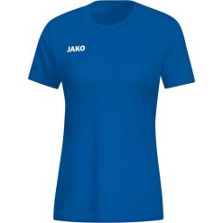 Koszulka damska Jako Base. Niebieskie koszulki sportowe damskie Jako, l, bez wzorów, z bawełny, bez kołnierzyka, bez ramiączek, na fitness i siłownię. Za 153.00 zł.