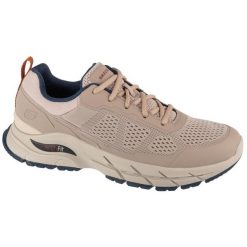 Buty sportowe Sneakersy męskie, Arch Fit Baxter - Pendroy. Brązowe buty sportowe męskie Skechers, bez zapięcia, trekkingowe. Za 349.99 zł.