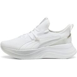 Buty sportowe damskie Puma Softride Sabrina Polished Chrome Pum. Czarne obuwie sportowe damskie Puma, bez wzorów, z materiału, na fitness i siłownię. Za 490.00 zł.
