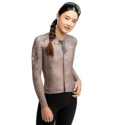 Damska koszulka rowerowa z krótkim rękawem Kolarstwo Siroko M2-W Joux. Brązowe bluzy sportowe damskie SIROKO, m, bez wzorów, bez kaptura, rowerowe. Za 253.00 zł.