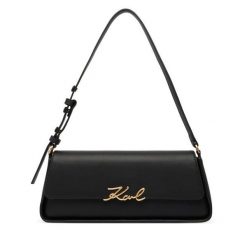 Torebka KARL LAGERFELD. Czarne torebki do ręki damskie KARL LAGERFELD, bez wzorów, klasyczne, bez dodatków. Za 1,199.00 zł.