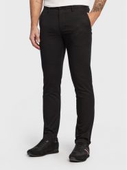 Tommy Hilfiger Chinosy Bleecker MW0MW26619 Czarny Slim Fit. Czarne eleganckie spodnie męskie Tommy Hilfiger, m, bez wzorów, z bawełny. Za 389.99 zł.