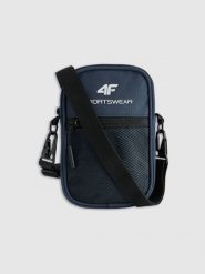 4F Saszetka - granatowa Uniwersalny. Niebieskie torby na ramię damskie 4f, bez wzorów, z materiału, eleganckie, bez dodatków. Za 69.99 zł.
