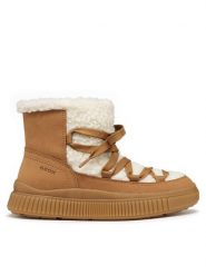 Geox Śniegowce J Laquinny Girl J56M3D 0AFBH CT61Q S Brązowy. Brązowe buty zimowe dziewczęce Geox, bez wzorów, ze skóry, bez zapięcia. Za 339.99 zł.