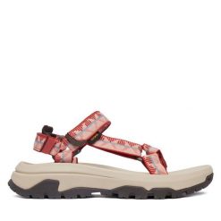 Sandały Teva. Czerwone obuwie sportowe damskie Teva, bez wzorów, bez obcasa, bez zapięcia. Za 379.99 zł.