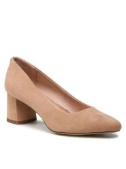 Jenny Fairy Półbuty WYL2928-1 Beżowy. Brązowe półbuty damskie Jenny Fairy, bez wzorów, z materiału, bez obcasa, na obcasie, bez zapięcia. Za 58.99 zł.